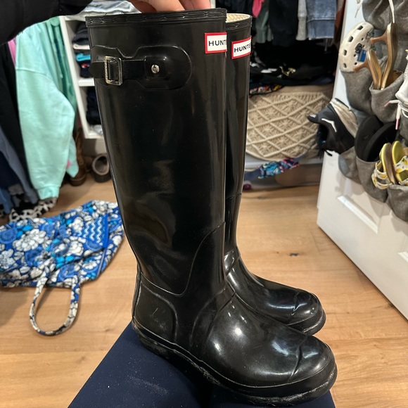 Hunter Tall Gloss Rain boot - Picture 1 of 5